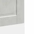 Panneau de lave-vaisselle Porto gris béton 60x1,5x67 cm