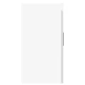 Armoire murale de cuisine Porto blanc brillant bois ingénierie