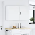 Armoires murales de cuisine 2 pcs Porto blanc bois d'ingénierie