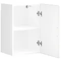 Armoire murale de cuisine Porto blanc bois d'ingénierie