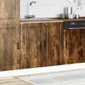 Meuble bas pour évier Porto chêne fumé bois ingénierie