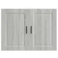 Armoire murale de cuisine Porto sonoma gris bois d'ingénierie
