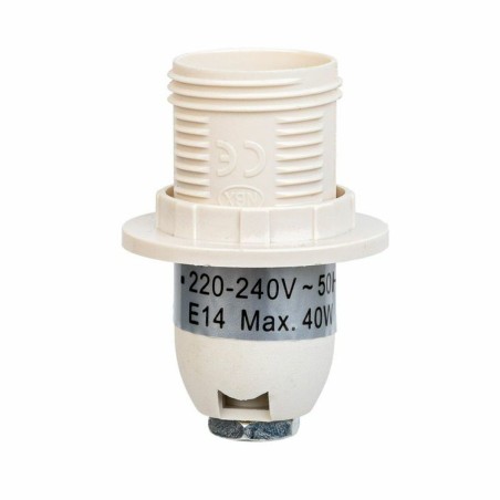 Tischlampe Alexandra House Living Weiß Grau Metall Stoff 220-240 V 23