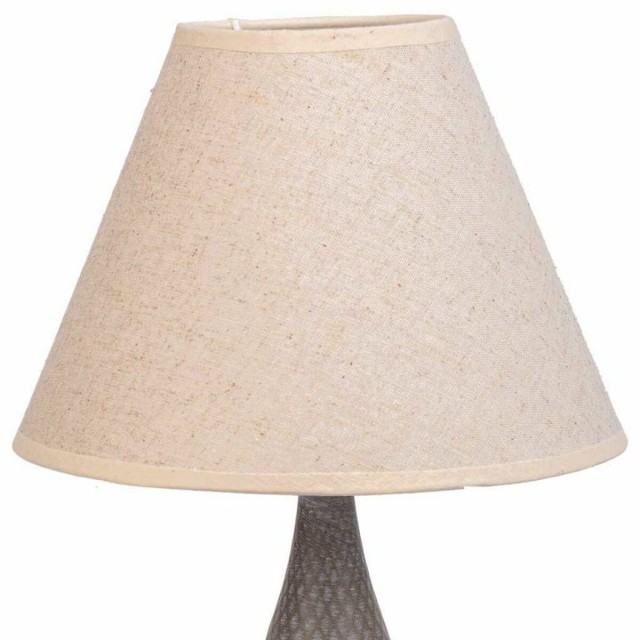 Desk lamp Alexandra House Living White Grey Metal Cloth 220-240 V 23 x
