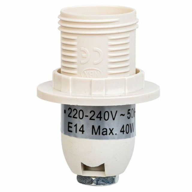 Tischlampe Alexandra House Living Weiß Grau Metall Stoff 220-240 V 25