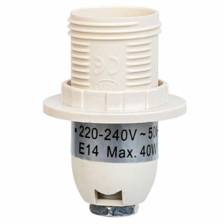 Tischlampe Alexandra House Living Weiß Grau Metall Stoff 220-240 V 25