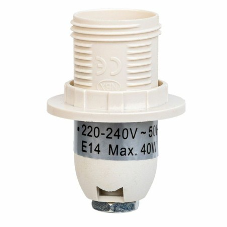 Tischlampe Alexandra House Living Weiß Grau Metall Stoff 220-240 V 25