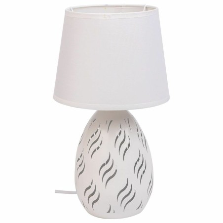 Desk lamp Alexandra House Living White Metal Cloth 220-240 V 18 x 31 x