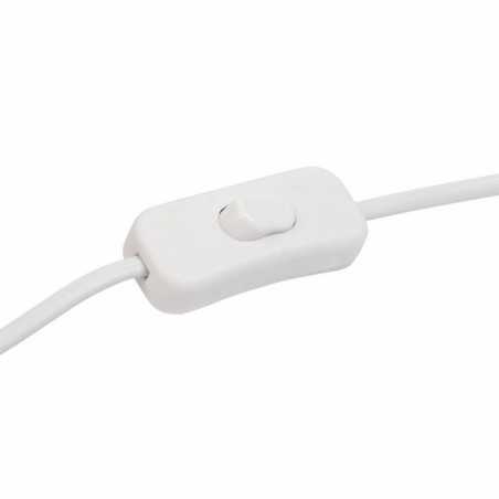 Lampe de bureau Alexandra House Living Blanc Métal Tissu 220-240 V 18