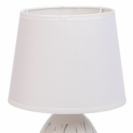 Lampada da tavolo Alexandra House Living Bianco Metallo Stoffa 220-240