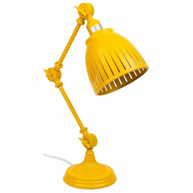 Flexo/Lampe de bureau Alexandra House Living Jaune Métal 13 x 43 x 25