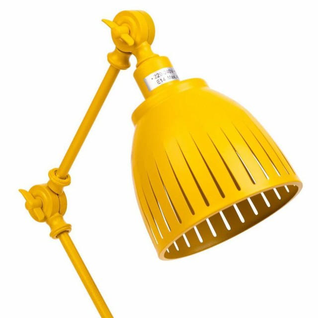 Flexo/Lampe de bureau Alexandra House Living Jaune Métal 13 x 43 x 25