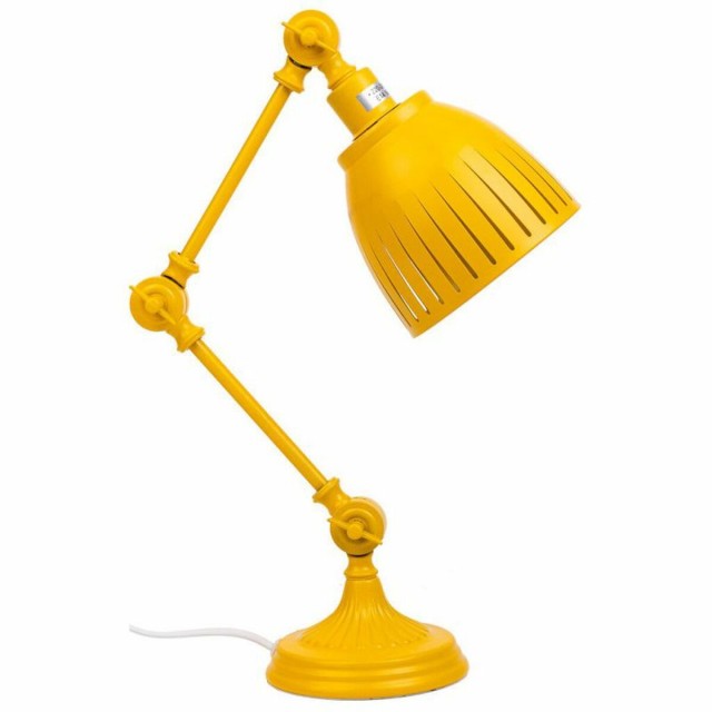 Flexo/Lampada da scrivania Alexandra House Living Giallo Metallo 13 x