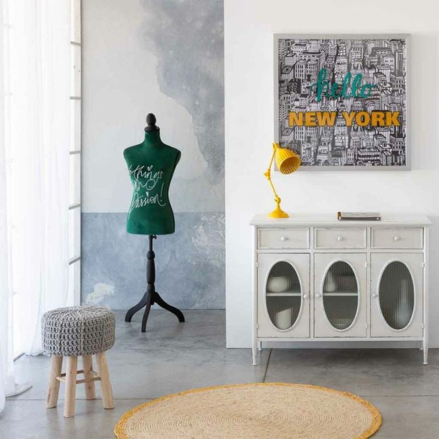 Flexo/Lampada da scrivania Alexandra House Living Giallo Metallo 13 x