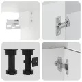 Ensemble d'armoires de cuisine 4 pcs Kalmar bois d'ingénierie