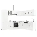 Ensemble d'armoires de cuisine 14 pcs Porto bois d'ingénierie
