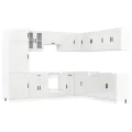 Ensemble d'armoires de cuisine 14 pcs Porto bois d'ingénierie
