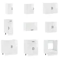 Ensemble d'armoires de cuisine 14 pcs Porto bois d'ingénierie