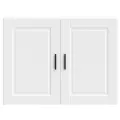 Armoire murale de cuisine Porto blanc bois d'ingénierie