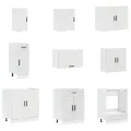 Ensemble d'armoires de cuisine 14 pcs Porto bois d'ingénierie