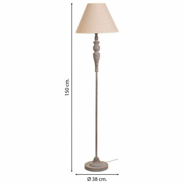 Stehlampe Alexandra House Living Weiß Grau 220-240 V 38 x 150 x 38 cm