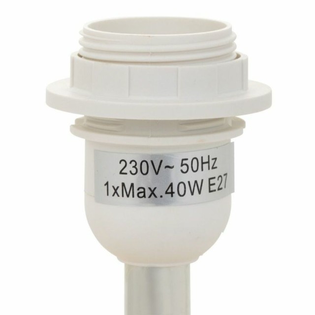 Lampada da tavolo Alexandra House Living Argento Ceramica 12 x 30 x 12