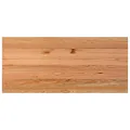 Table à manger marron clair bois de chêne massif rectangulaire