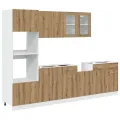 Ensemble d'armoires de cuisine 7 pcs chêne artisanal