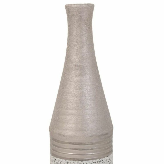 Vase Alexandra House Living Silber aus Keramik 13 x 53 x 13 cm