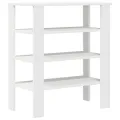 Étagère à chaussures blanc 61x32x70 cm bois d'ingénierie