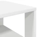 Étagère à chaussures blanc 61x32x70 cm bois d'ingénierie