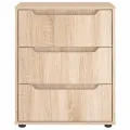 Buffet VISNES chêne sonoma 60x40x73 cm bois d'ingénierie