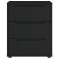 Buffet VISNES noir 60x40x73 cm bois d'ingénierie