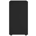 Buffet VISNES noir 60x40x73 cm bois d'ingénierie