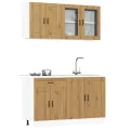 Ensemble d'armoires de cuisine 4 pcs Kalmar bois d'ingénierie