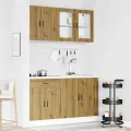 Ensemble d'armoires de cuisine 4 pcs Kalmar bois d'ingénierie