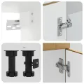 Ensemble d'armoires de cuisine 4 pcs Kalmar bois d'ingénierie