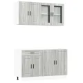 Ensemble d'armoires de cuisine 4 pcs Kalmar bois d'ingénierie