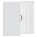 Armoire murale d'angle de cuisine Kalmar blanc bois ingénierie