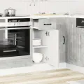 Armoire de cuisine Kalmar gris béton bois d'ingénierie