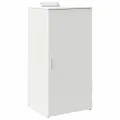Armoire de rangement blanc 50x45x103,5 cm bois d'ingénierie