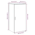 Armoire de rangement blanc 50x45x103,5 cm bois d'ingénierie