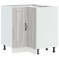 Armoire d'angle de cuisine Kalmar sonoma gris bois d'ingénierie