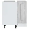 Armoire d'angle de cuisine Kalmar sonoma gris bois d'ingénierie
