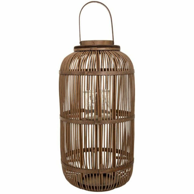 Lantern Alexandra House Living Brown Bamboo