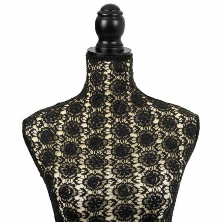 Maniquí Alexandra House Living Negro Madera Tela Polietileno Pino Mad