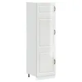 Armoire de cuisine Kalmar blanc brillant bois d'ingénierie