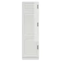 Armoire de cuisine Kalmar blanc brillant bois d'ingénierie