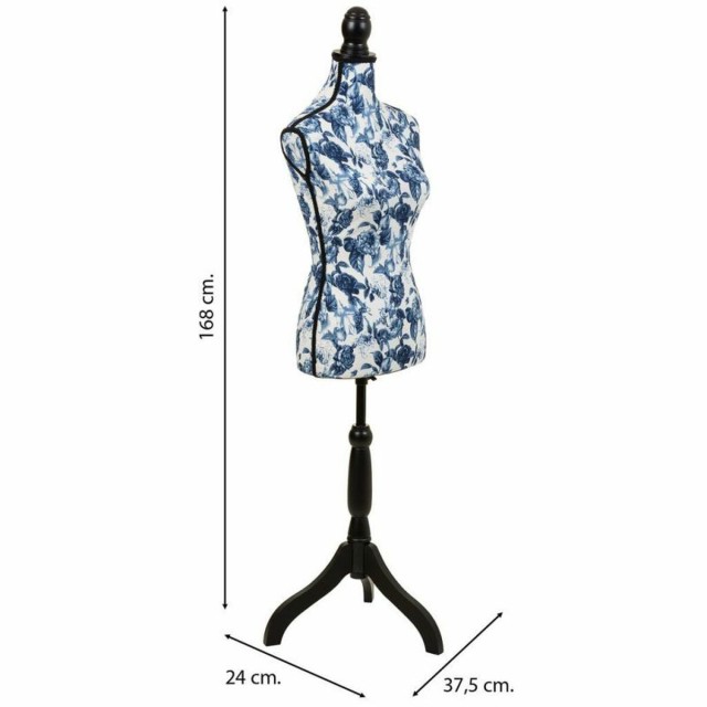 Mannequin Alexandra House Living Blue Polyester Wood Polyethylene Pine