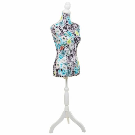 Mannequin Alexandra House Living Bleu Polyester Bois Polyéthylène Pi